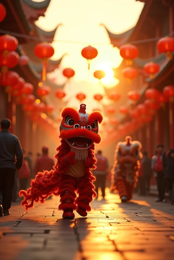 Dança do Leão no Ano Novo Chinês